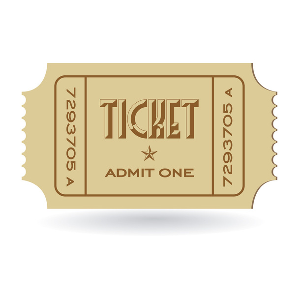 Ticket - Вектор,изображение