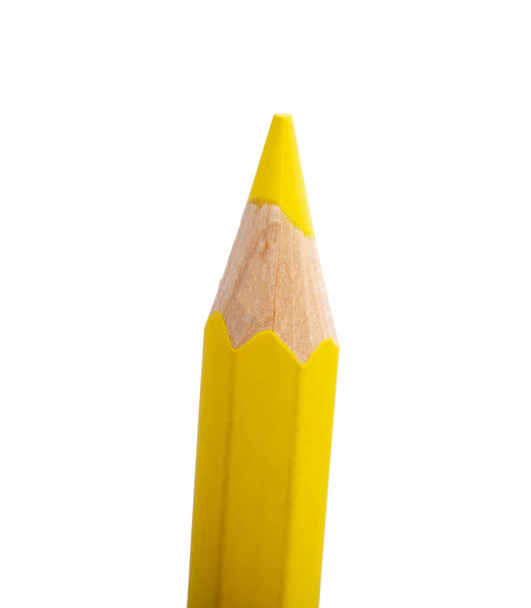 lápis multicoloridos isolados no branco
 - Foto, Imagem