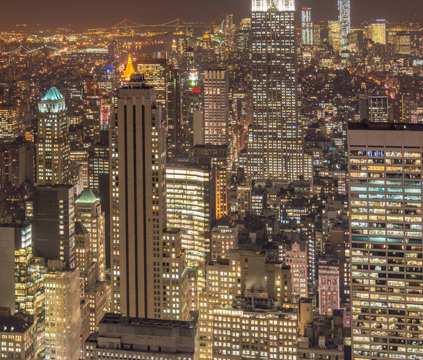 View of New York Manhattan during sunset hours - Valokuva, kuva
