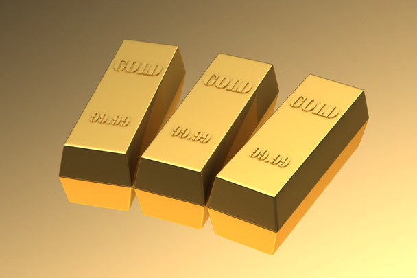 Set of gold bars - Foto, imagen