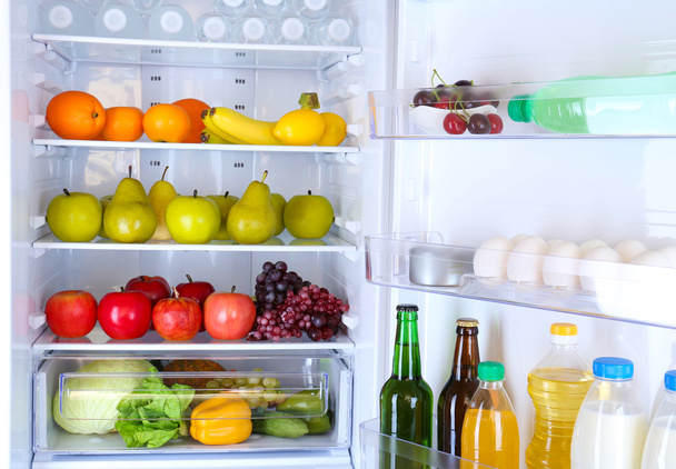 ψυγείο γεμάτο τρόφιμα - Φωτογραφία, εικόνα