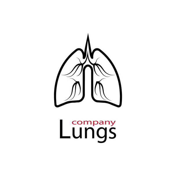  menselijke longen pictogram vector illustratie ontwerp - Vector, afbeelding