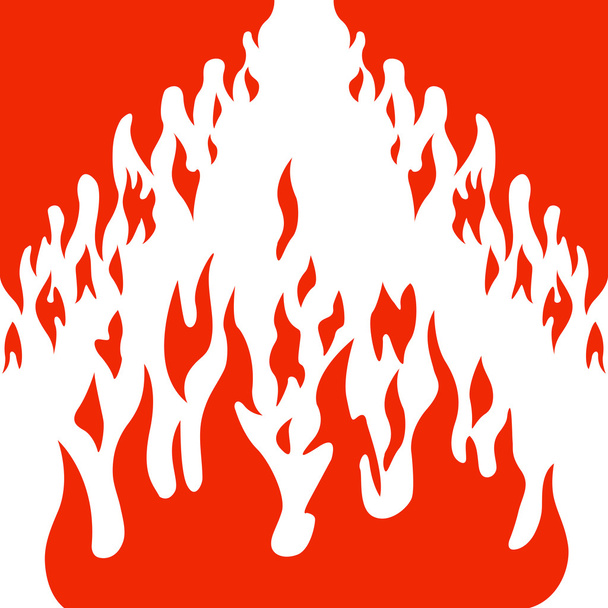 Brucia fiamma fuoco vettore sfondo - Vettoriali, immagini