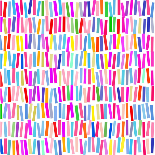 Palos multicolores sobre fondo blanco
  - Vector, Imagen