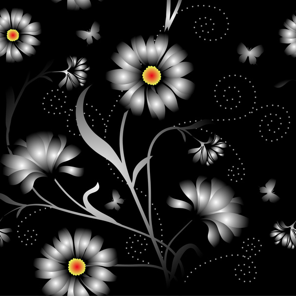 Elegance Seamless color pattern on background, vector illustrati - Vektor, obrázek