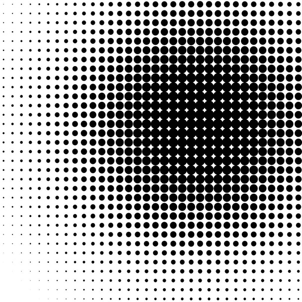 Puntos negros en el fondo blanco - Vector, imagen