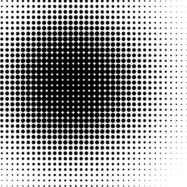 Black dots on the white background - Vector, Image
