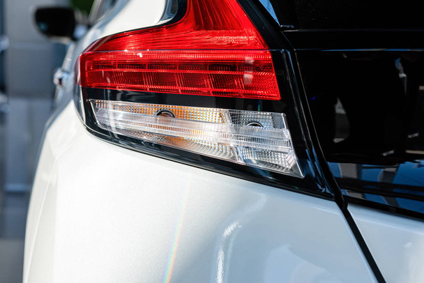 Close-up of the rear light of a modern car. Exterior details. - Fotografie, Obrázek