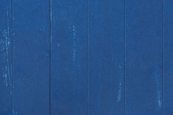 Background and texture of old boards painted in blue - Fotografie, Obrázek