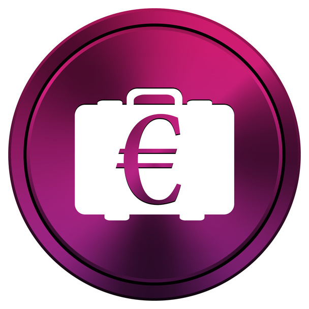 Euro çanta simgesi - Fotoğraf, Görsel