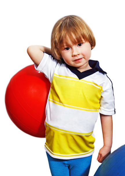 a boy with a ball. - Foto, Imagen