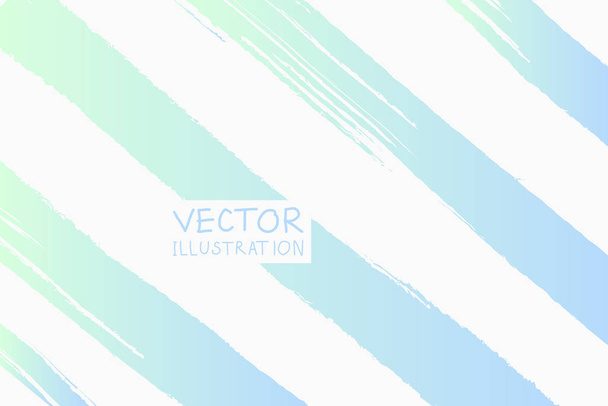Soft color grunge strip brush strokes with gradient on a light background. - Vektori, kuva