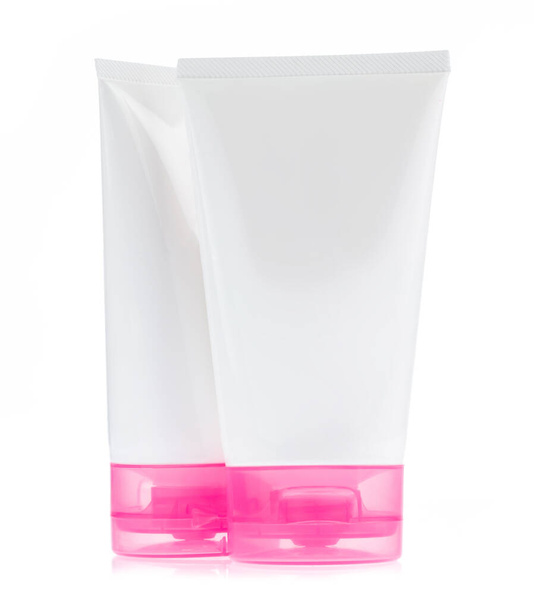 Lotion huidverzorgingsverpakking fles geïsoleerd op witte achtergrond - Foto, afbeelding