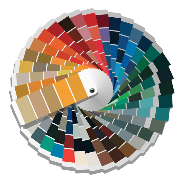 Color palette guide. - Vector, Image