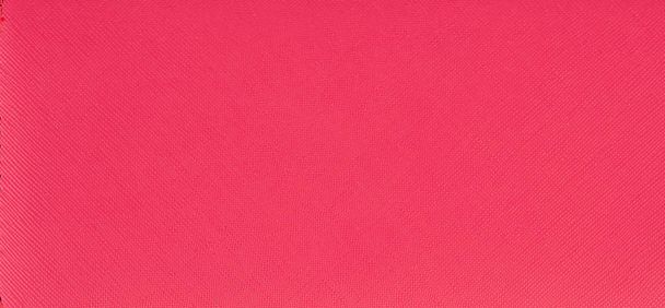 Pink leather texture background. Leather sheet for making wallet - Zdjęcie, obraz