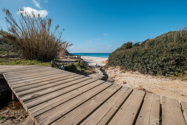 Path leading to Bodri beach in Corsica - Foto, Bild