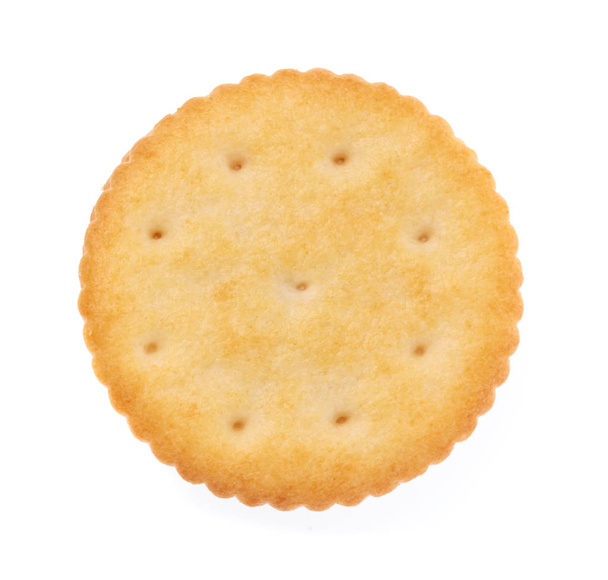 biscoito redondo biscoito ou biscoito isolado no fundo branco
 - Foto, Imagem