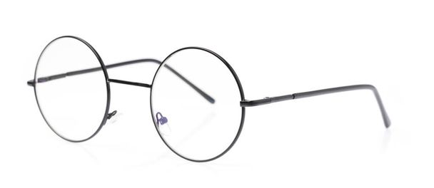 Siyah gözlükler beyaz arkaplanda izole edilmiş - Fotoğraf, Görsel