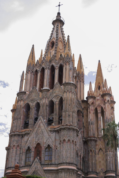 Parish of San Miguel Arcngel in San Miguel de Allende, Guanajuato, Mexico - Photo, Image