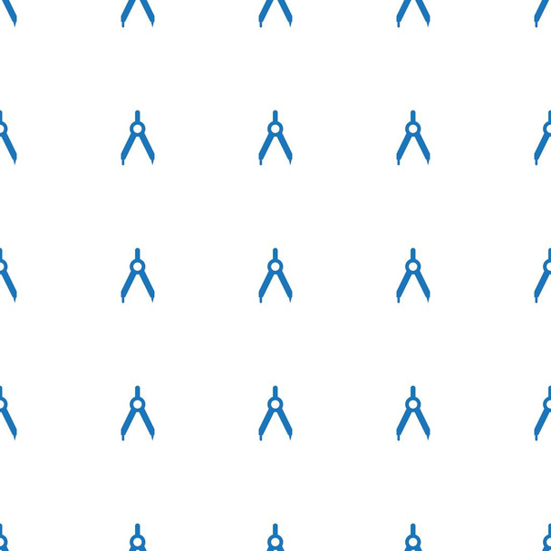 Brújulas patrón icono inconsútil aislado sobre fondo blanco
 - Vector, Imagen