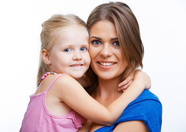 Girl with young mother - Foto, Imagen