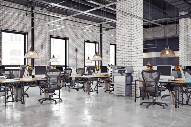 contemporary loft office - Photo, Image