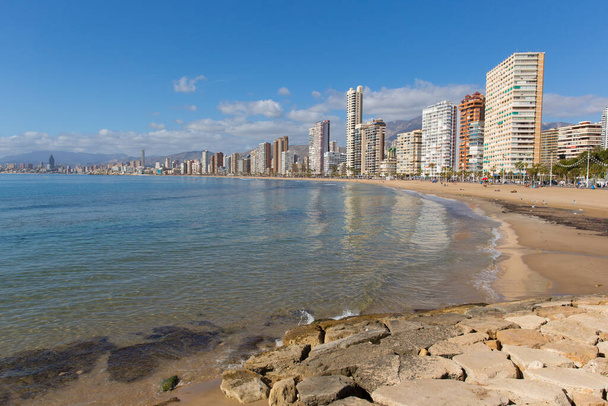 Бенидорм Испания Playa Levante пляж Коста Бланка назначения
 - Фото, изображение