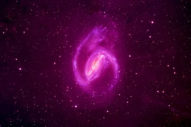 Galaxy kierre vaaleanpunainen väri. Elementit tämän kuvan on kalustettu NASA
. - Valokuva, kuva