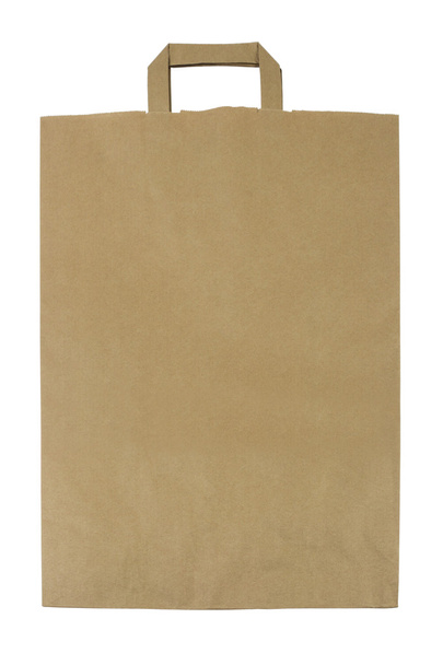Ruskea paperi laukku - Valokuva, kuva