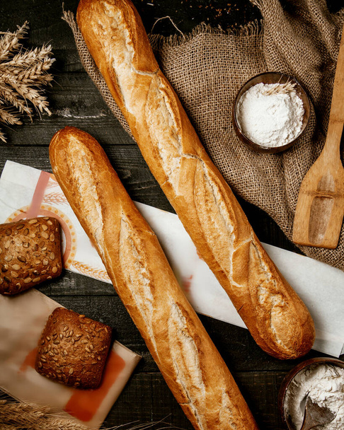 loaf of white bread - Zdjęcie, obraz