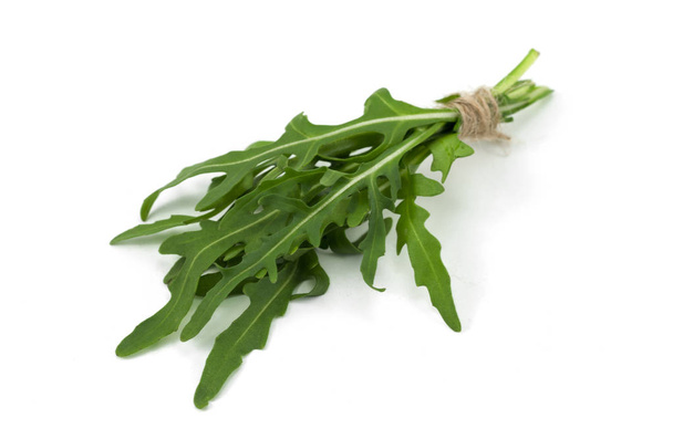 Egy rakás cilantro fehér háttérrel - Fotó, kép