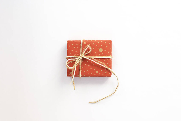 Present box with a bow. - Photo, image