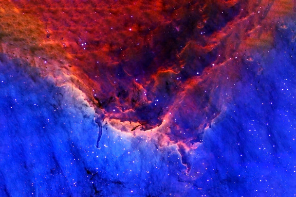 Belo espaço, um aglomerado de estrelas e galáxias. Elementos desta imagem foram fornecidos pela NASA
. - Foto, Imagem