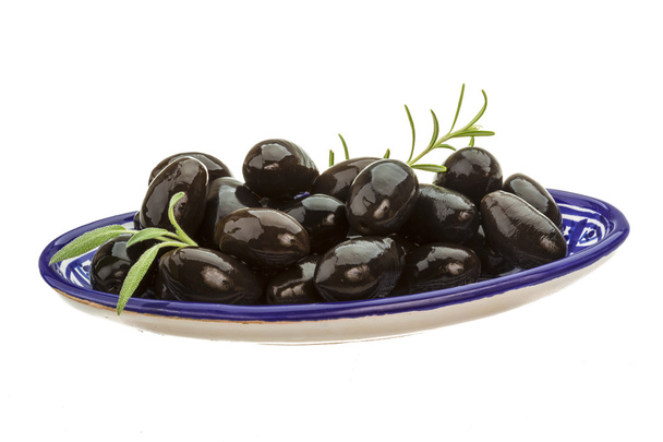 schwarze gigantische Oliven - Foto, Bild