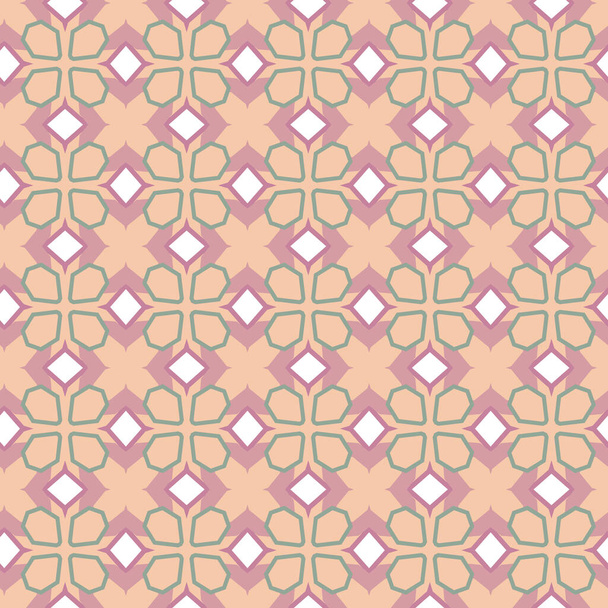 abstract kaleidoscope fabric seamless background, vector illustration  - Vecteur, image