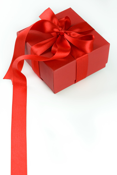 Caja de regalo roja
 - Foto, Imagen