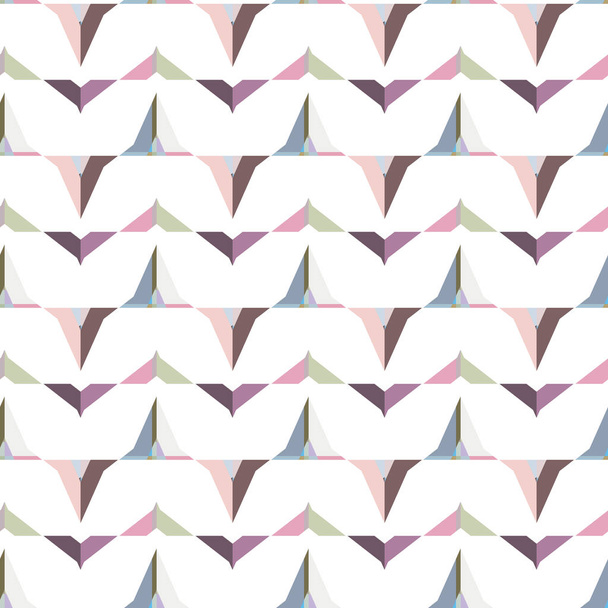 patrón vectorial sin costuras en estilo ornamental geométrico - Vector, imagen