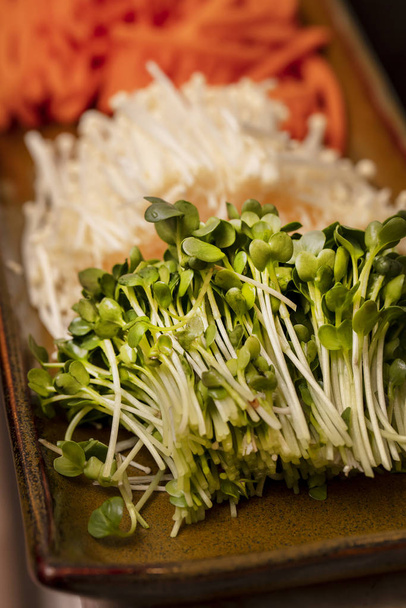 Vegetables being prepared for making Sushi - Photo, Image