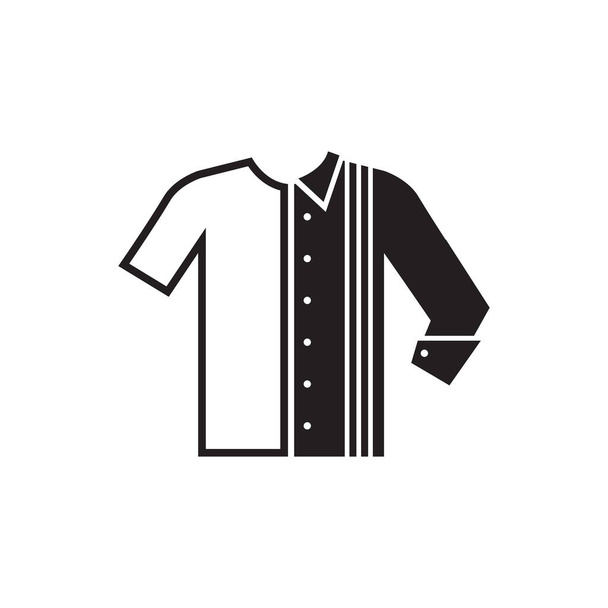 flat icon school outfit uniform logo vector design graphics - Vector, Image