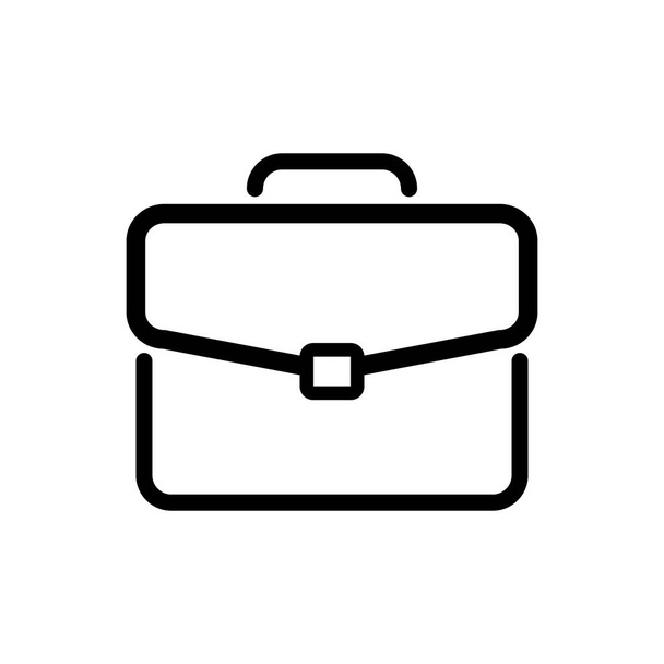 Maletín, esbozo de bolsa icono vector concepto de negocio para su diseño web, logotipo, infografía, interfaz de usuario. ilustración
 - Vector, imagen