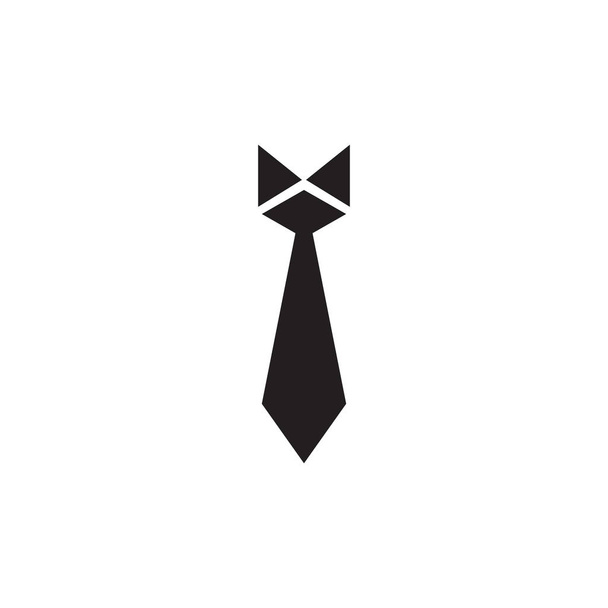 Modelo de vetor de design de ícone de logotipo de gravata
 - Vetor, Imagem