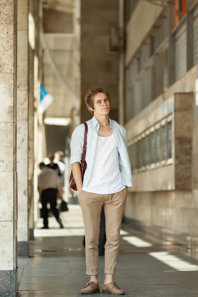 Young man in casual cloth - Photo, image
