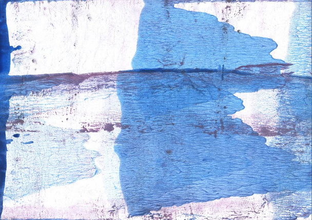 Luz azul abstração. Fundo aquarela abstrato. Textura da pintura
 - Foto, Imagem