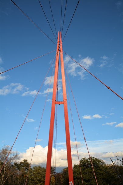 Dettaglio di un ponte sospeso a Magdeburgo
 - Foto, immagini