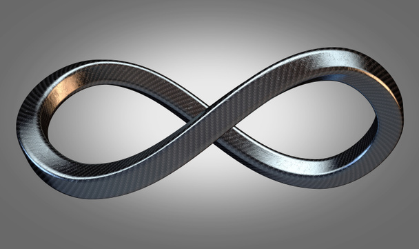 Símbolo infinito Fibra de carbono
 - Foto, imagen
