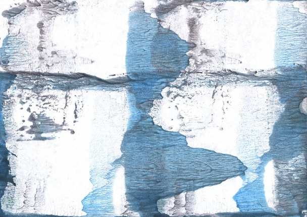 Gray blue watercolor. Abstract watercolor background. Painting texture - Photo, Image