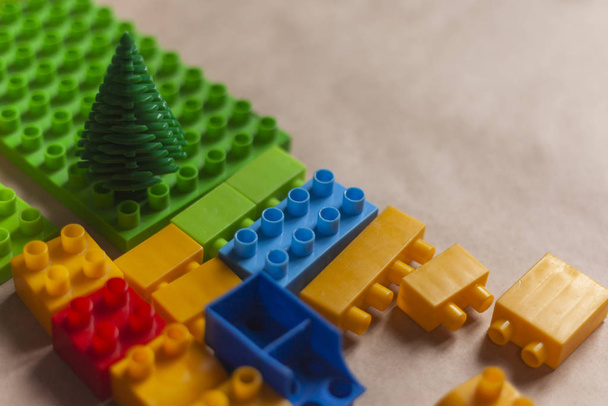 Plastic toy blocks - Photo, Image