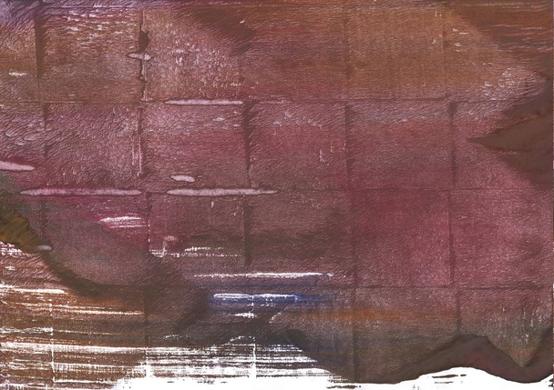 Burgundy brown abstraction. Abstract watercolor background. Painting texture - Photo, Image