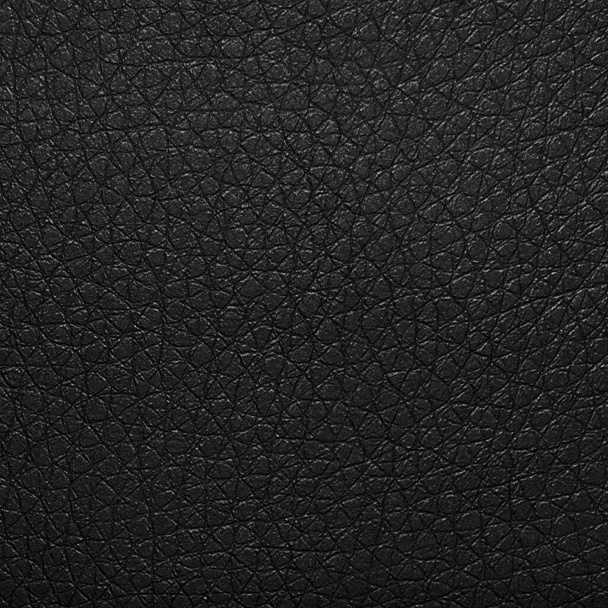 Schwarzes Leder Textur.Schwarzes Leder.Schwarzes strukturiertes Leder Hintergrund. - Foto, Bild