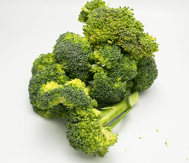 zielony surowiec brokuły widok z bliska - Zdjęcie, obraz